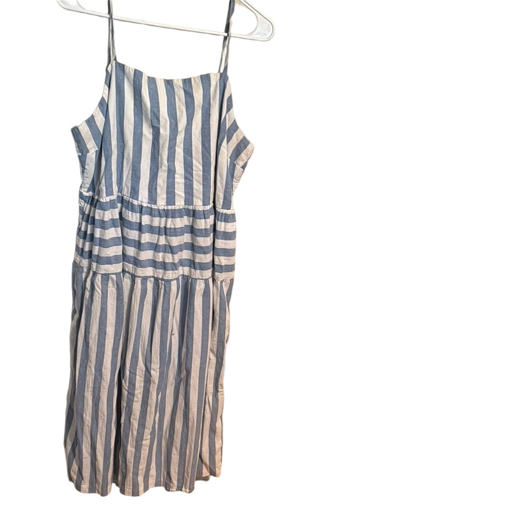🏷️CLEARANCE🏷️ Universal Thread‎ Striped Blue and White Dress *small stain